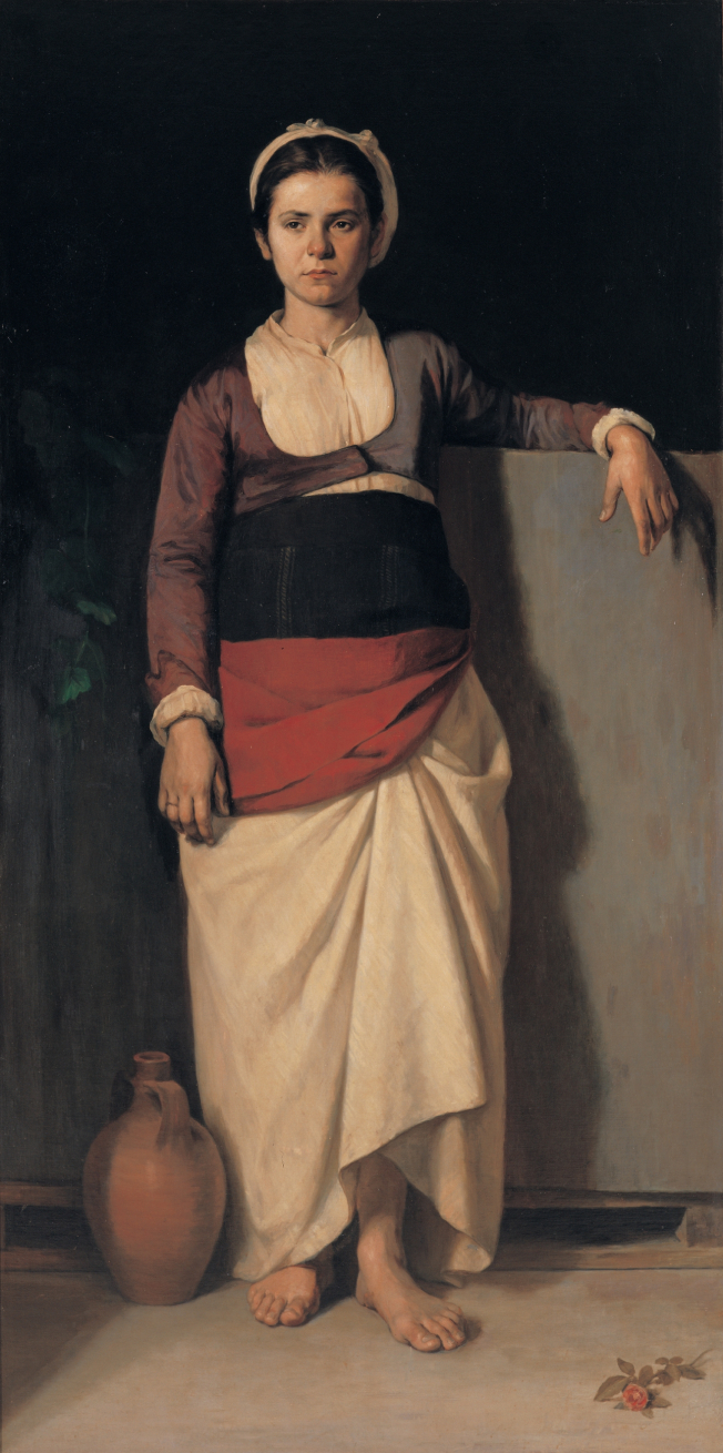 Peasant girl or Greek girl, before 1880