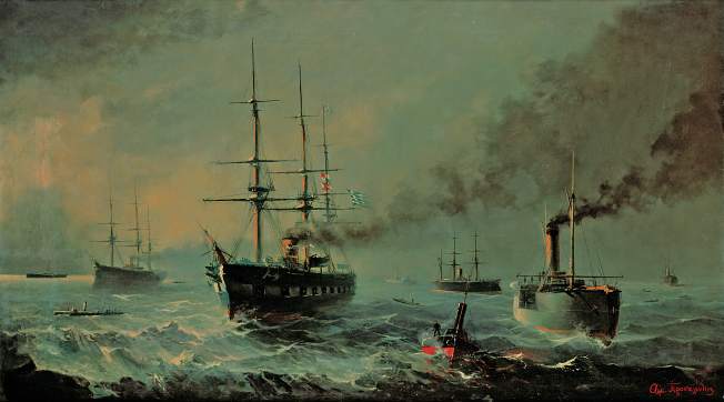 Warships, c. 1910