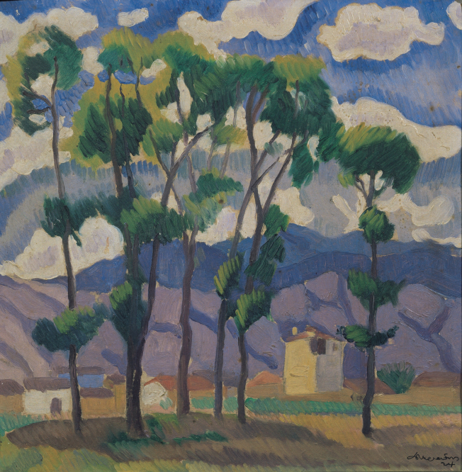 Landscape with trees, 1924