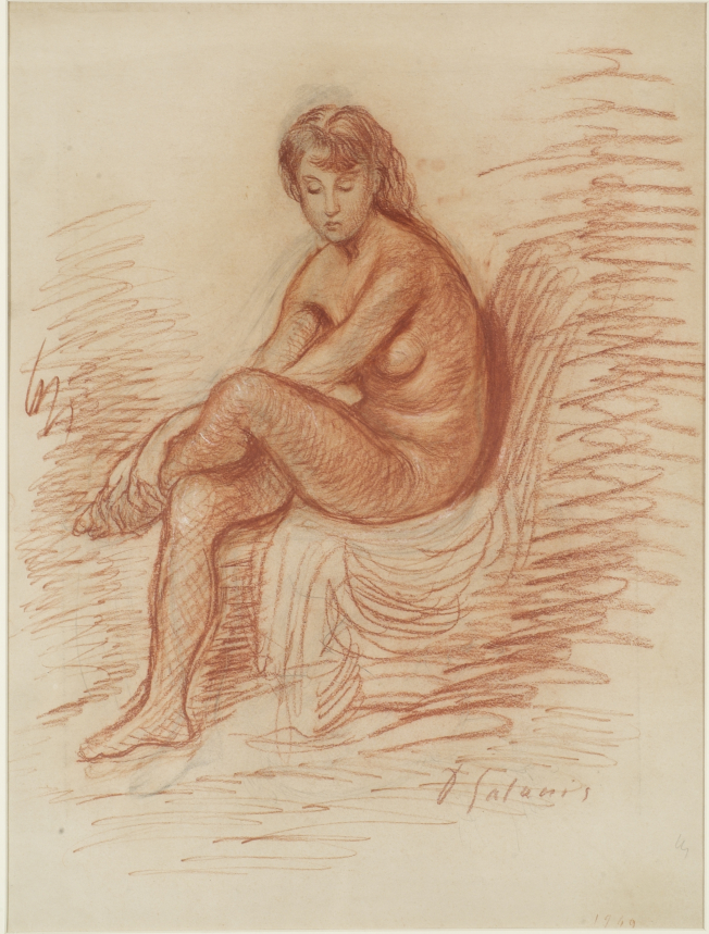 Seated nude, 1949