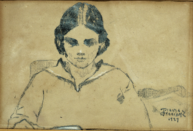 Girl reading , 1929