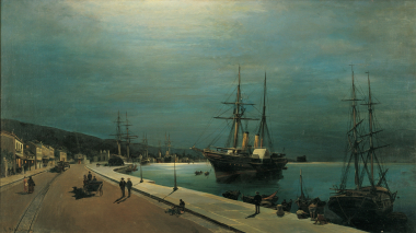 The port of Volos, c. 1890