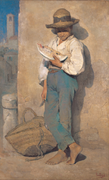 Μάγκας που τρώει καρπούζι, 1880