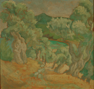 Ελιές στη Θάσο, 1940