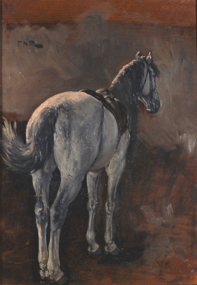 Γ. Ροϊλός "Άλογο του Βασιλέως Κωνσταντίνου", 1899, Εθνική Πινακοθήκη